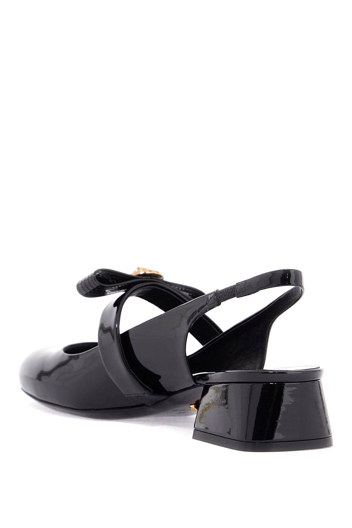 Versace gianni ribbon slingback