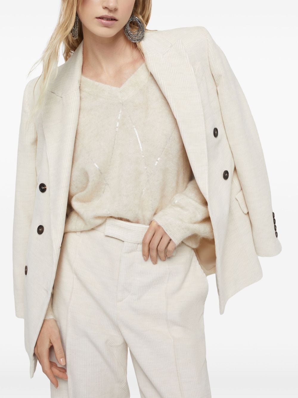 Brunello Cucinelli Jackets Ivory