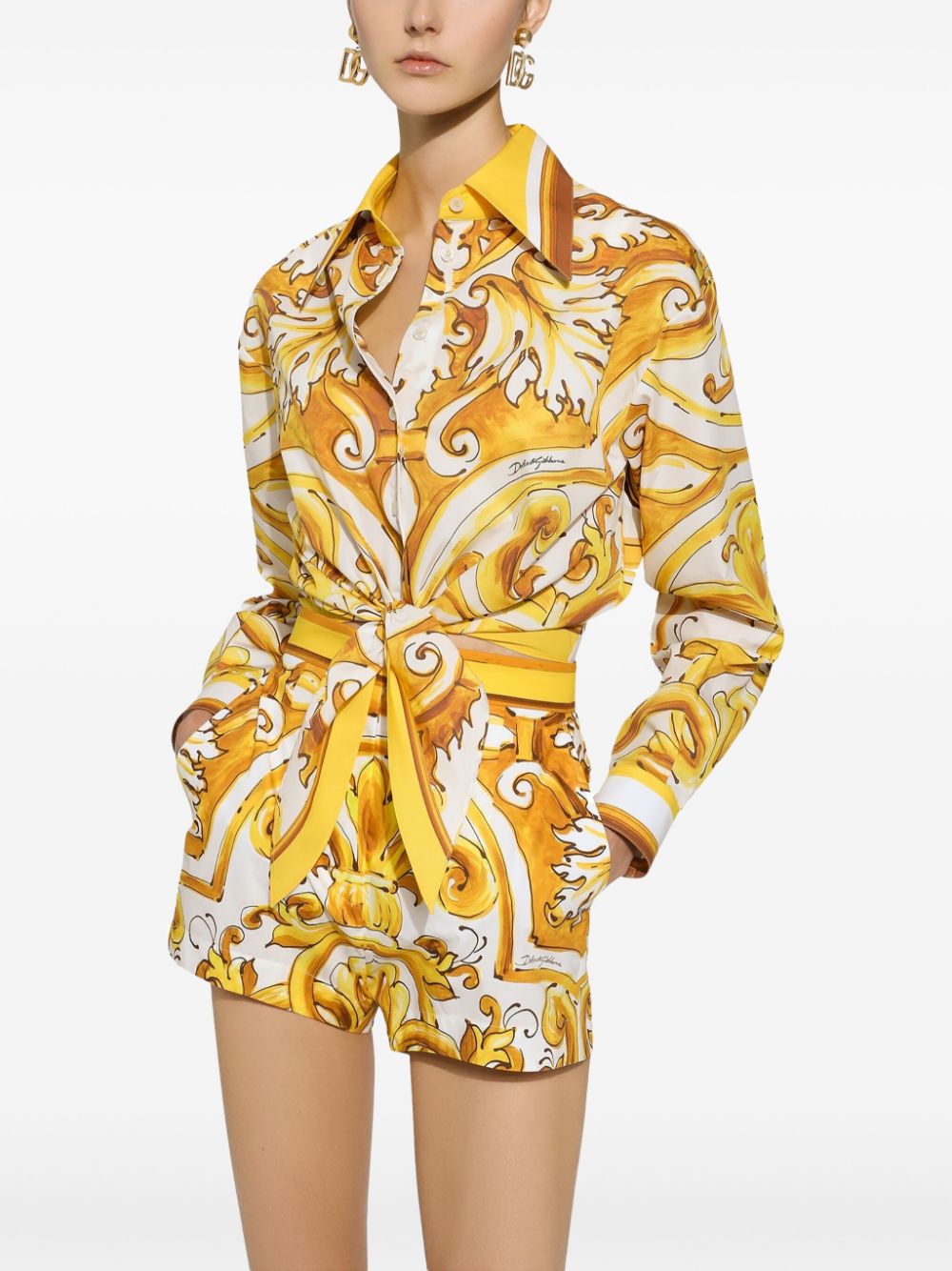 Dolce & Gabbana Shirts Yellow