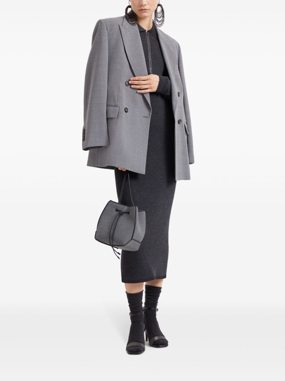 Brunello Cucinelli Dresses Grey