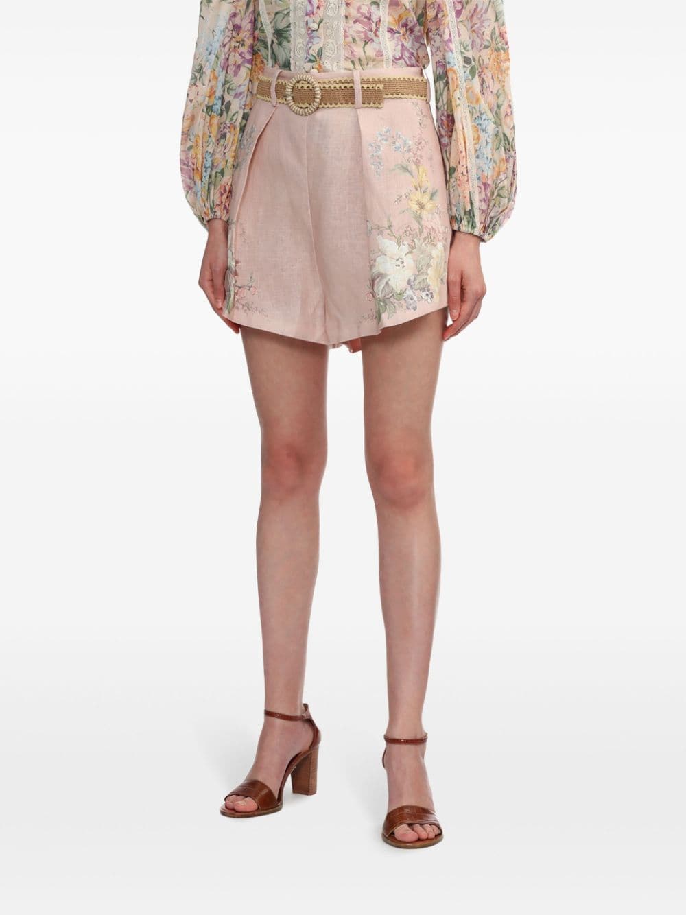 Zimmermann Shorts Pink