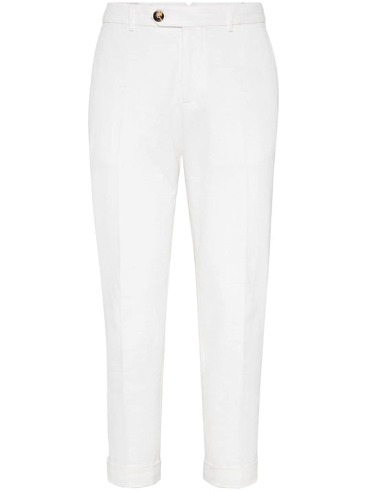 Brunello Cucinelli Trousers White