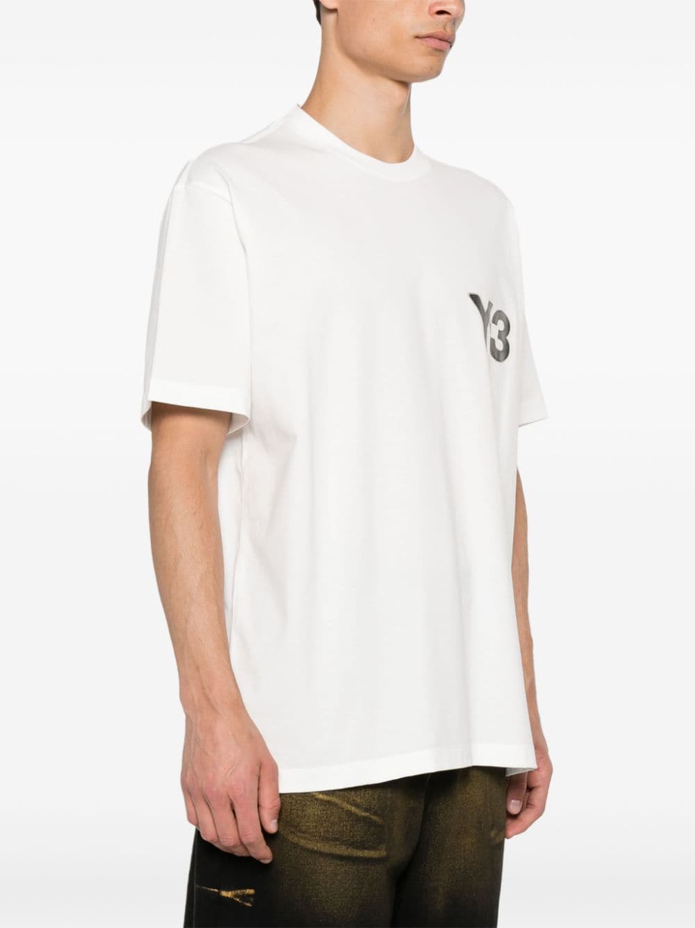 Y-3 T-shirts and Polos White