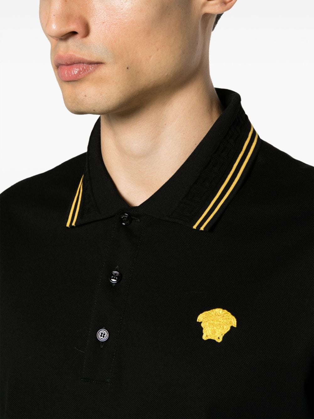 Versace T-shirts and Polos Black