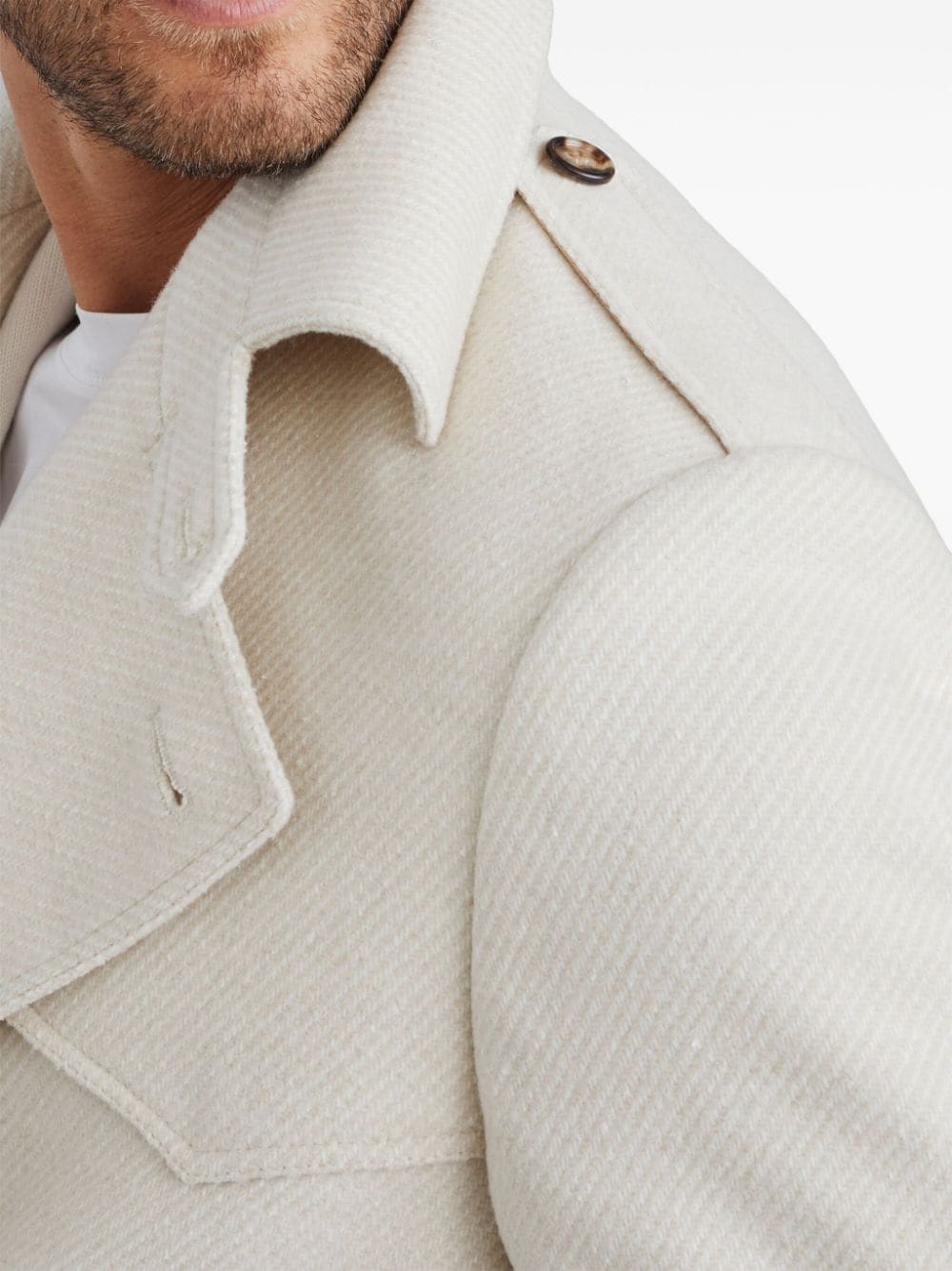 Brunello Cucinelli Coats Cream