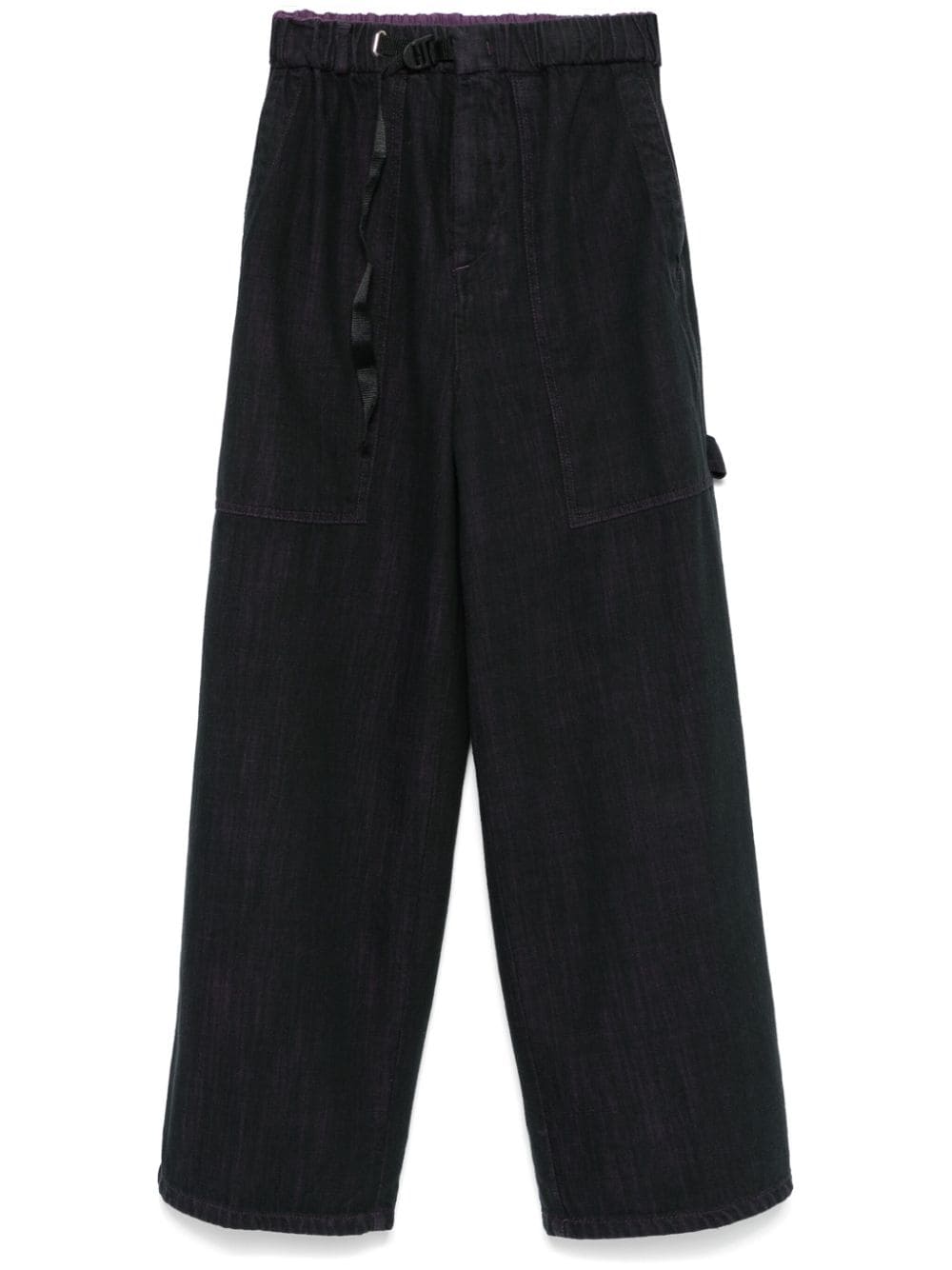 WHITE SAND Trousers Black