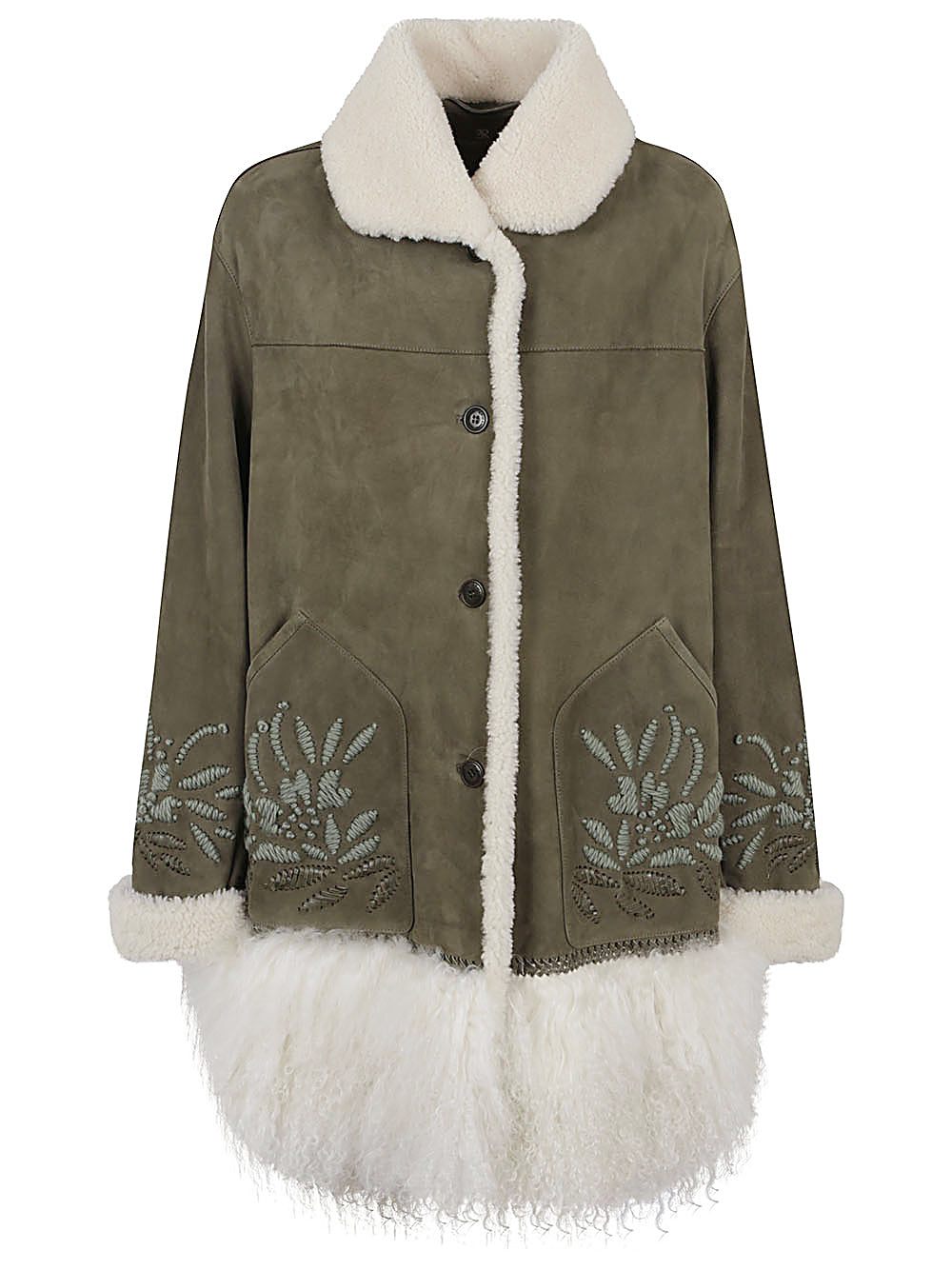 Ermanno Scervino Coats Green