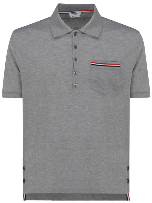 Thom Browne T-shirts and Polos Light Grey