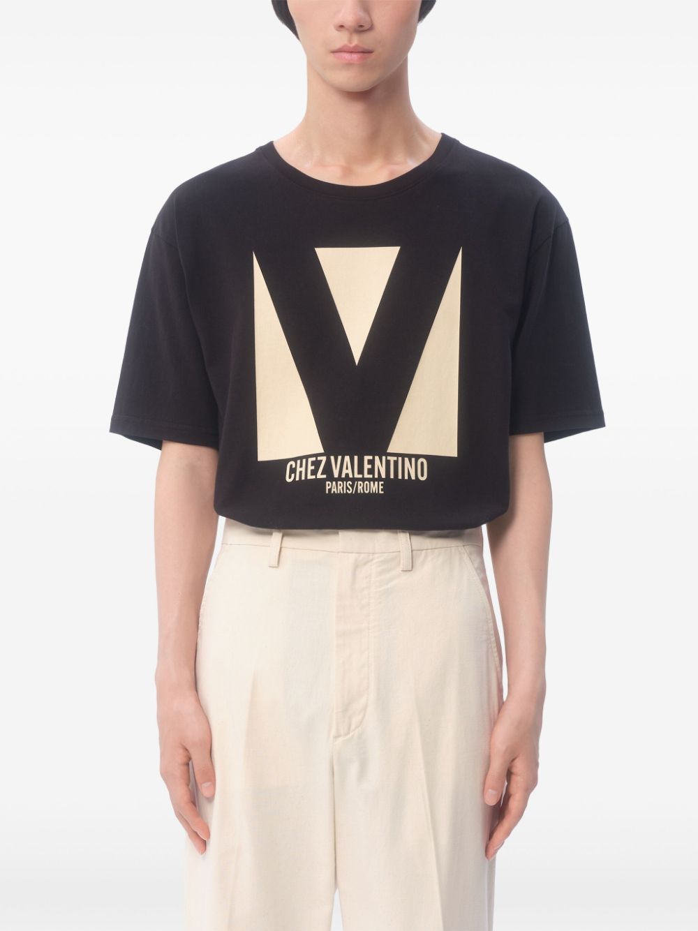 Valentino T-shirts and Polos Black