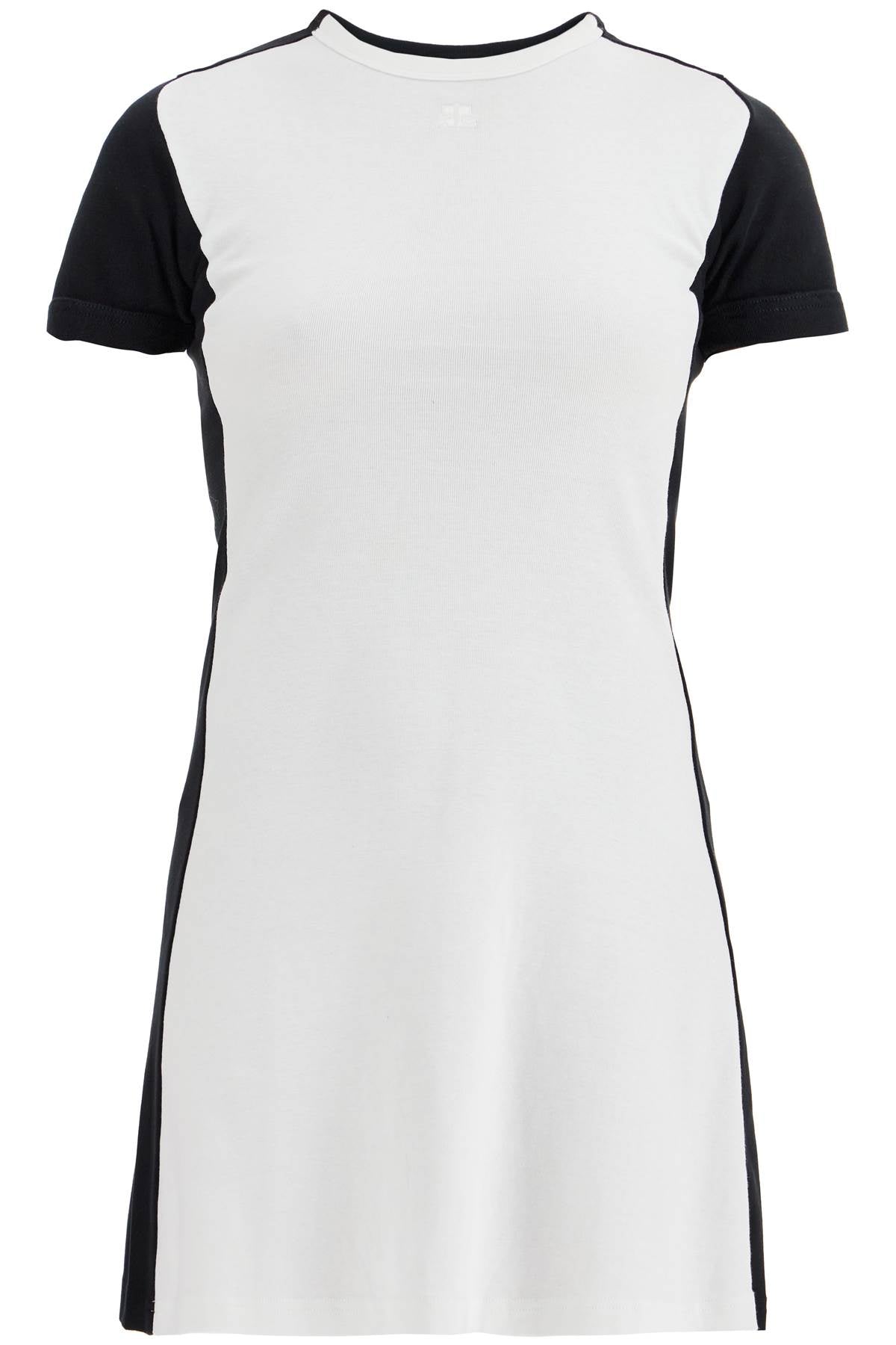 Courreges mini contrast frame dress