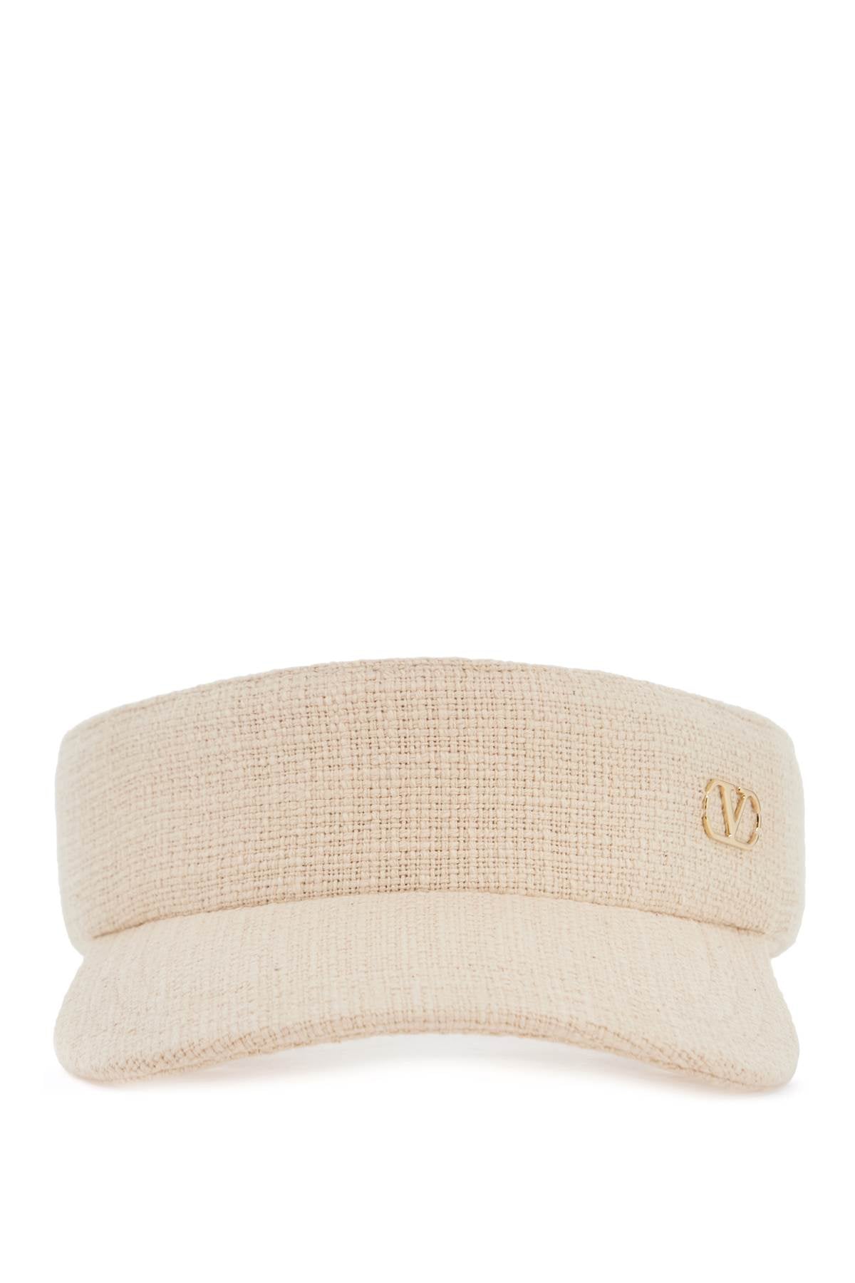 Valentino Garavani canvas visor shield for