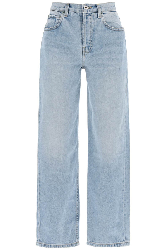 Interior remy wide leg jeans