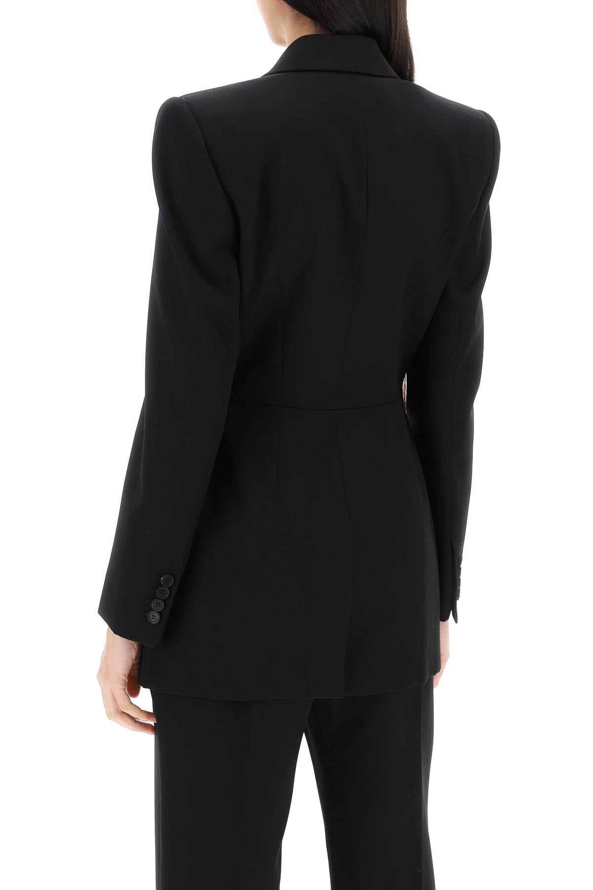 Alexander Mcqueen fitted jacket with bustier details