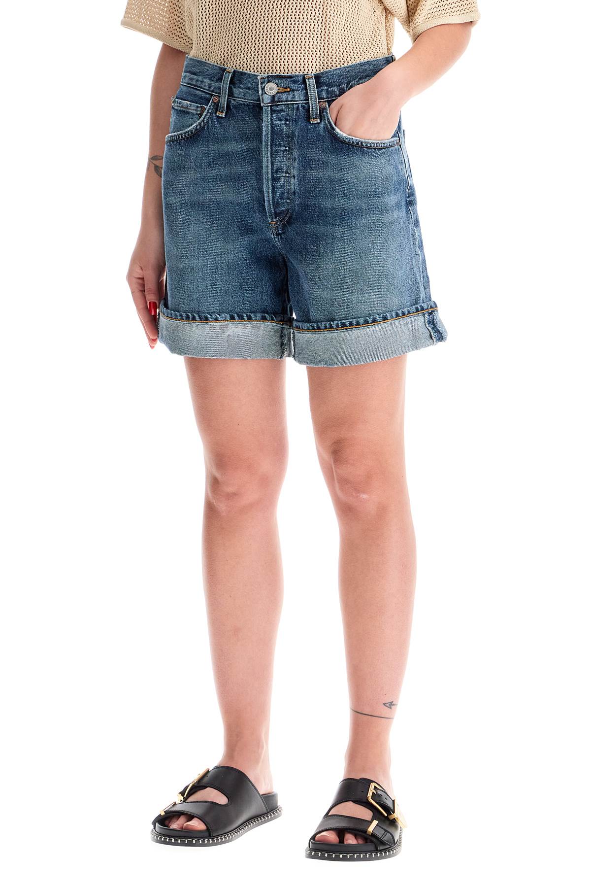 Agolde women's denim shorts for