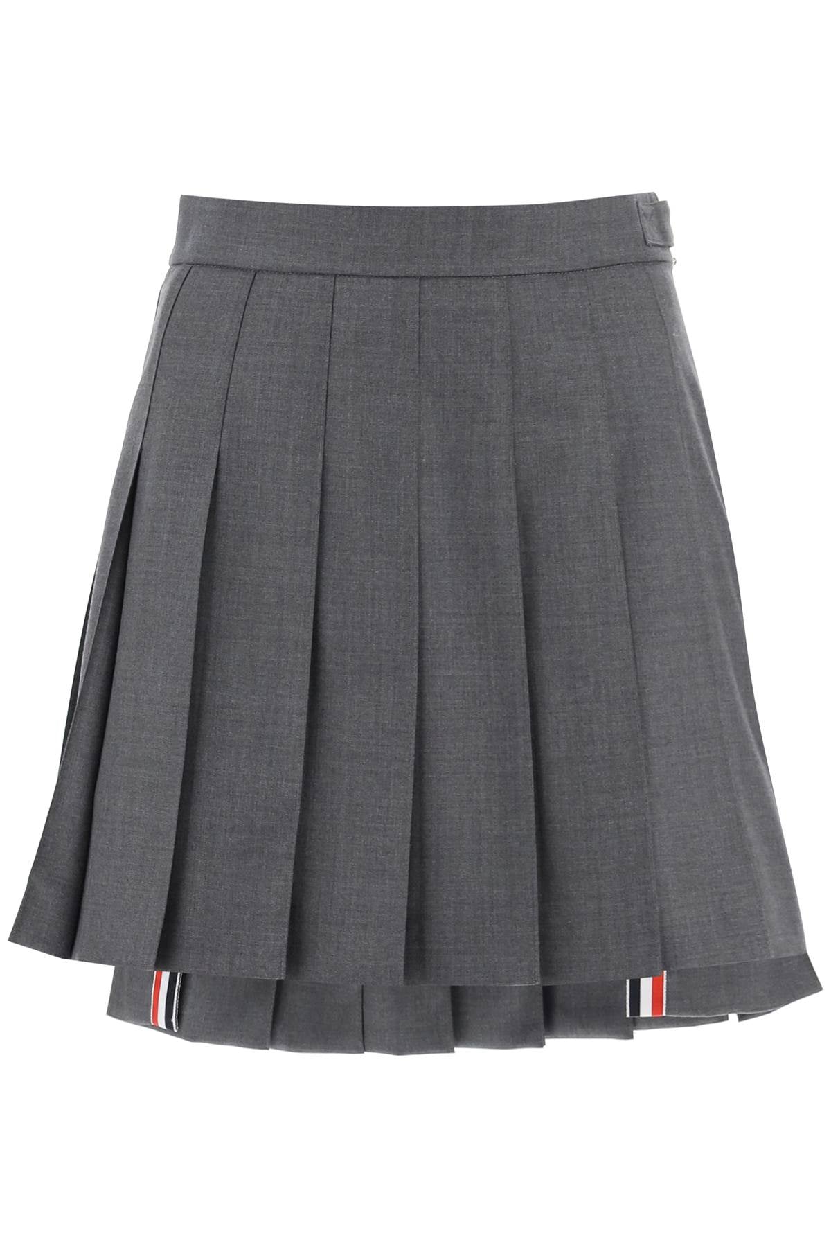 Thom Browne wool pleated mini skirt