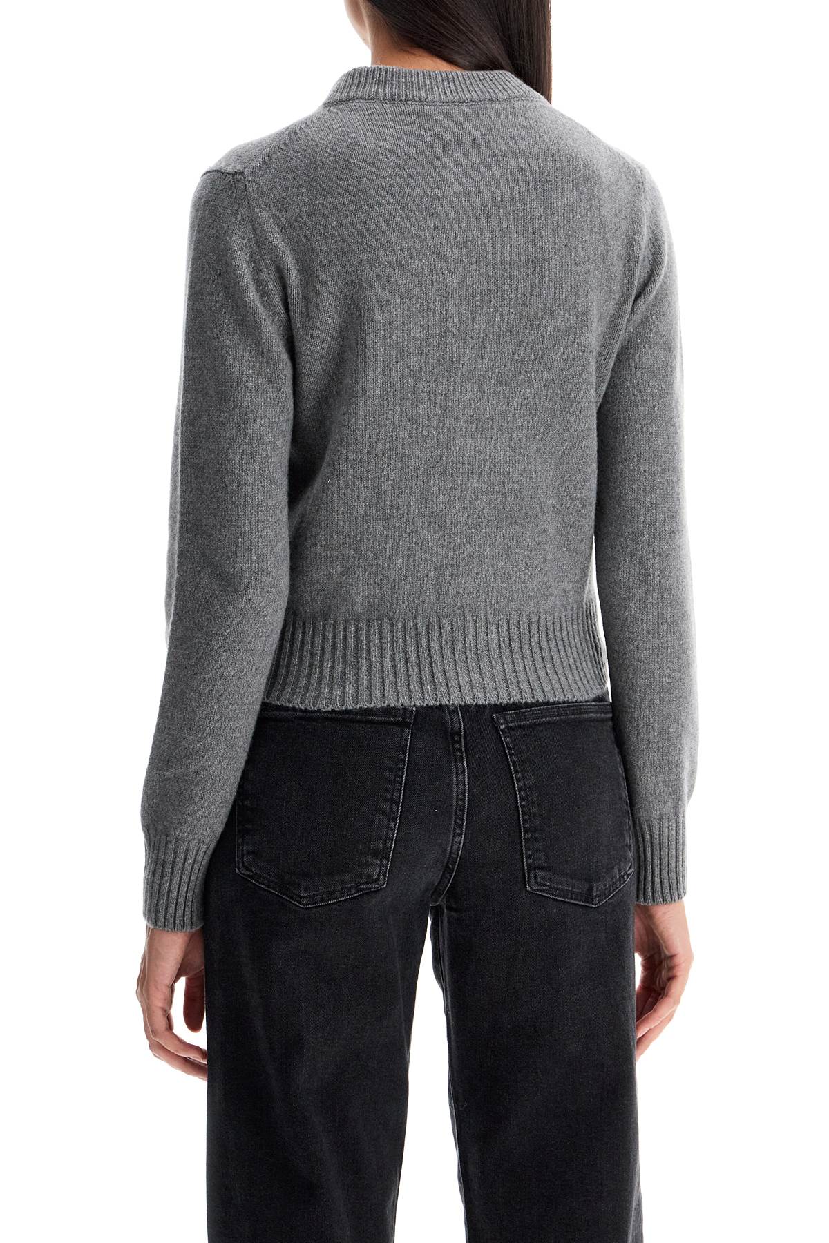 Ami Alexandre Matiussi cashmere crewneck cardigan