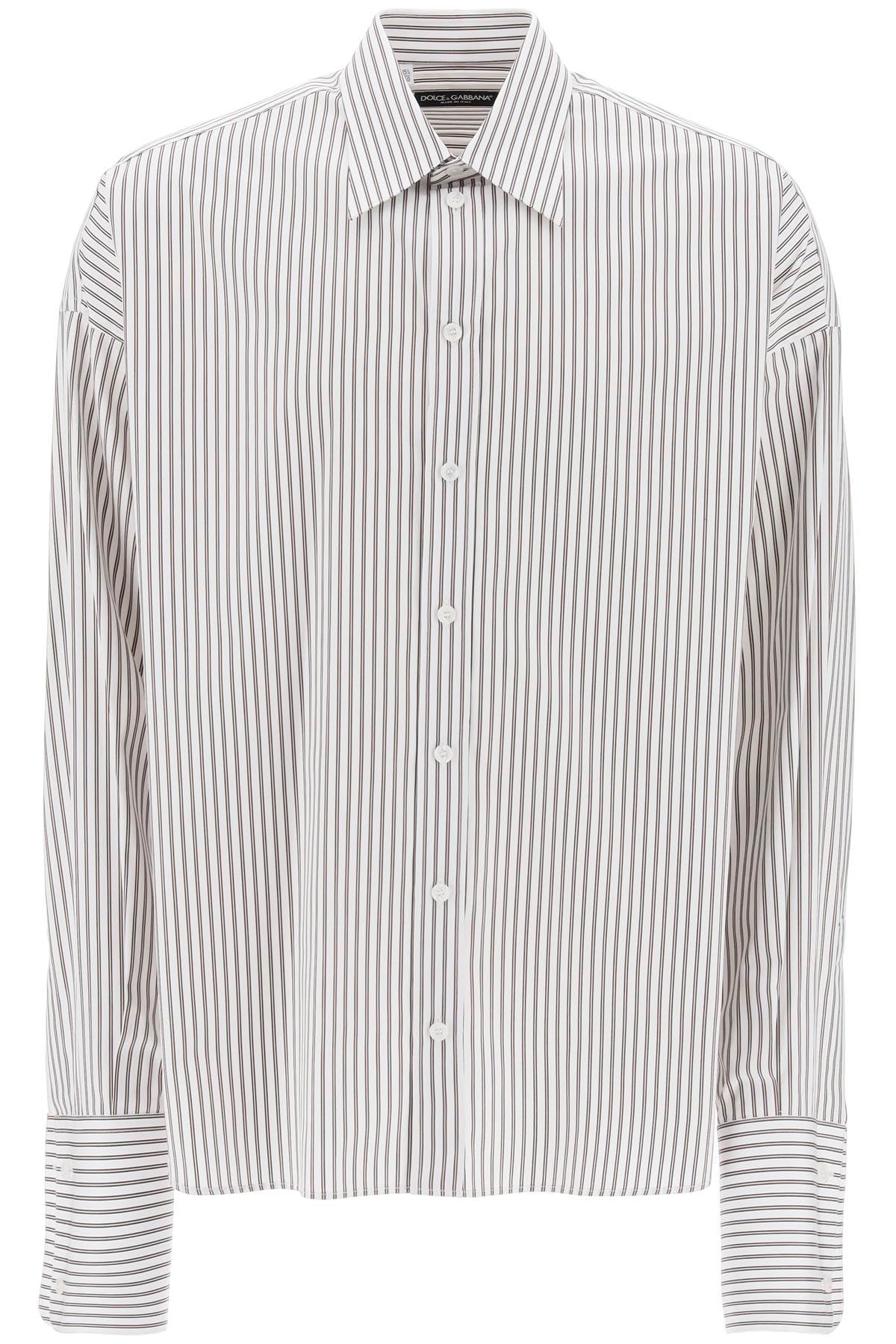 Dolce & Gabbana 'oversized striped poplin shirt