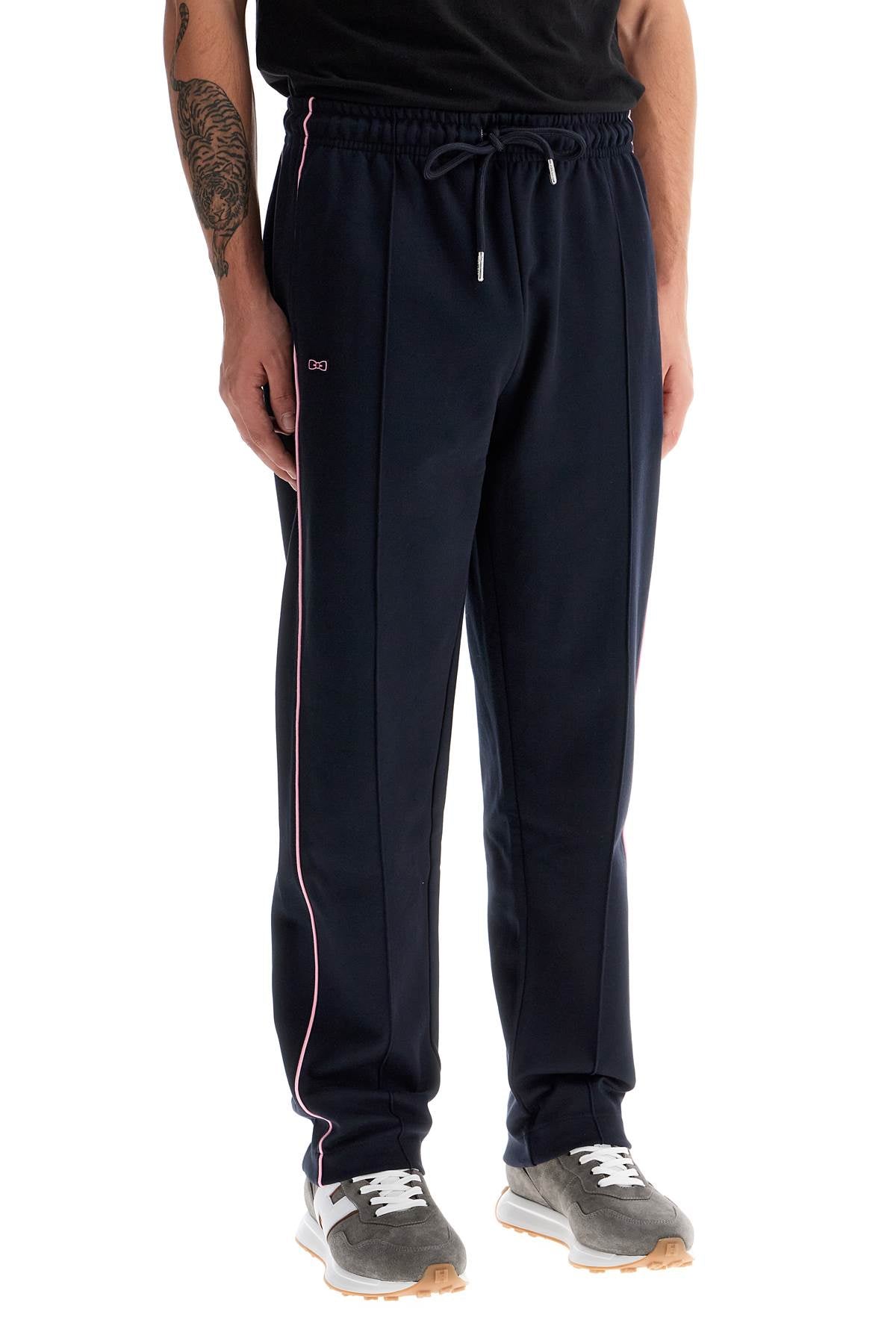 EDEN PARK contrast piping joggers with