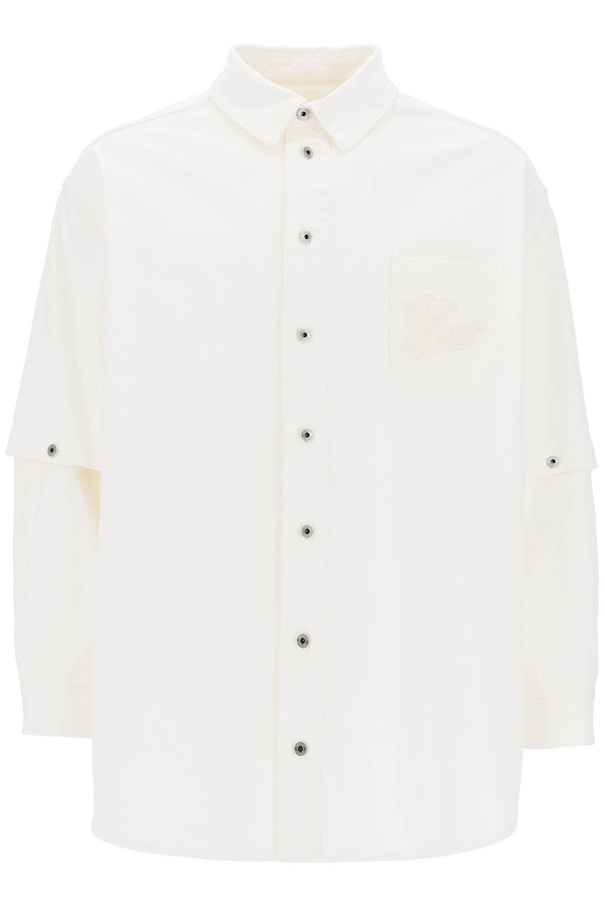 Off-White convertible overshirt with 90's