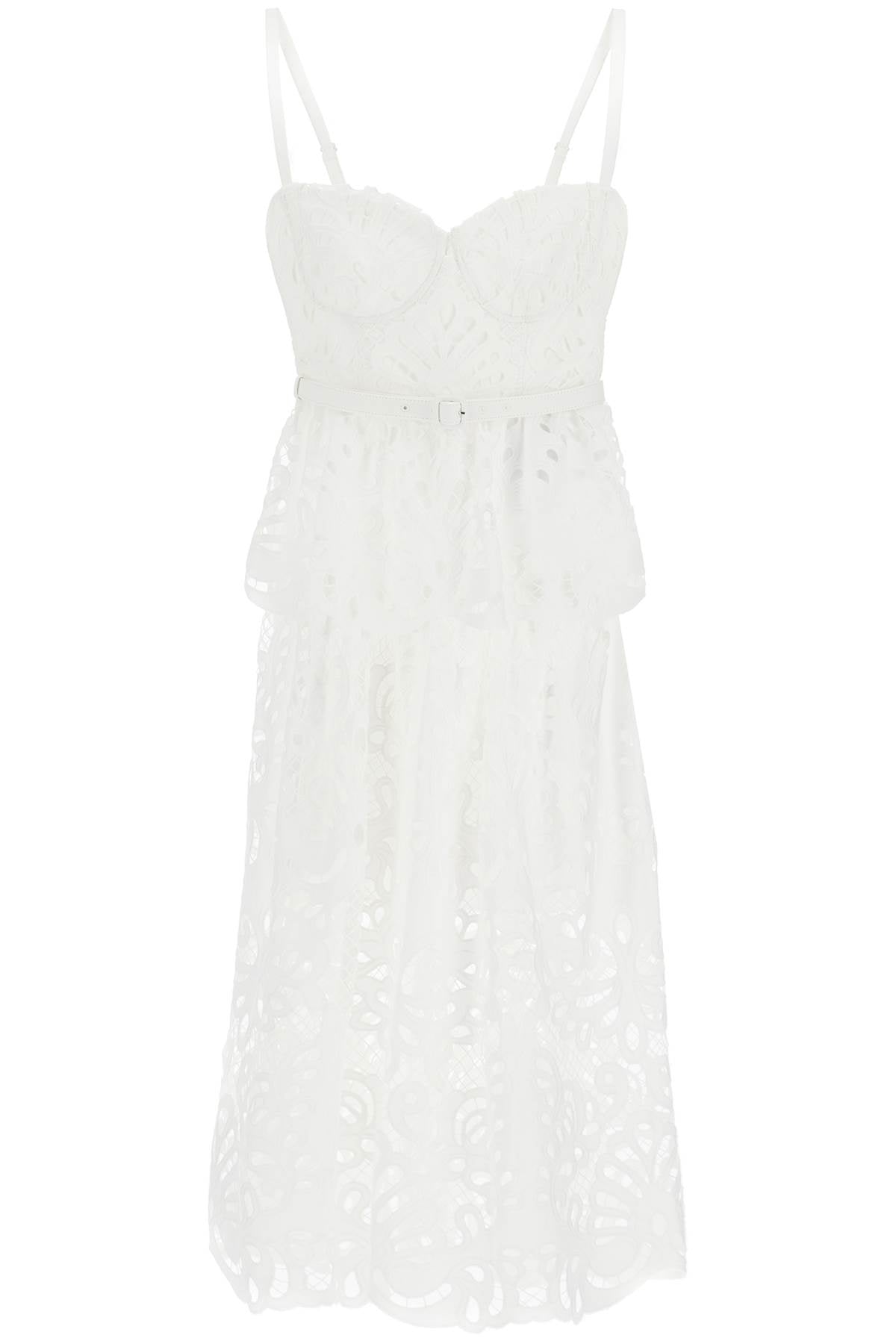 Self-Portrait Self Portrait lace bustier dress with belt