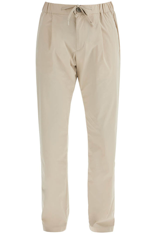 HERNO beige nylon straight pants