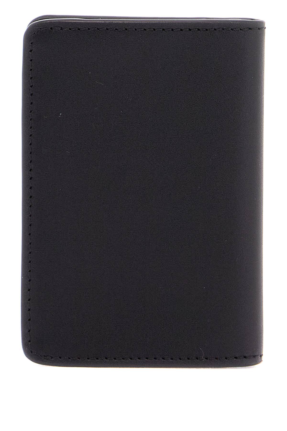 A.P.C. minimalist black calfskin cardholder