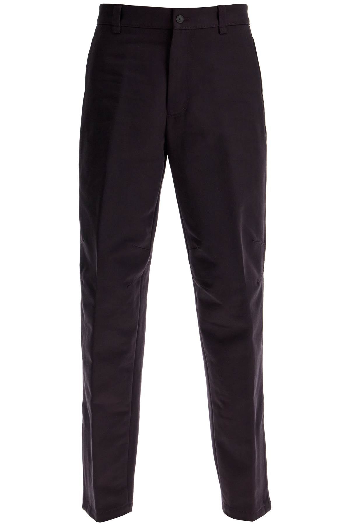 Lanvin biker gabardine trousers