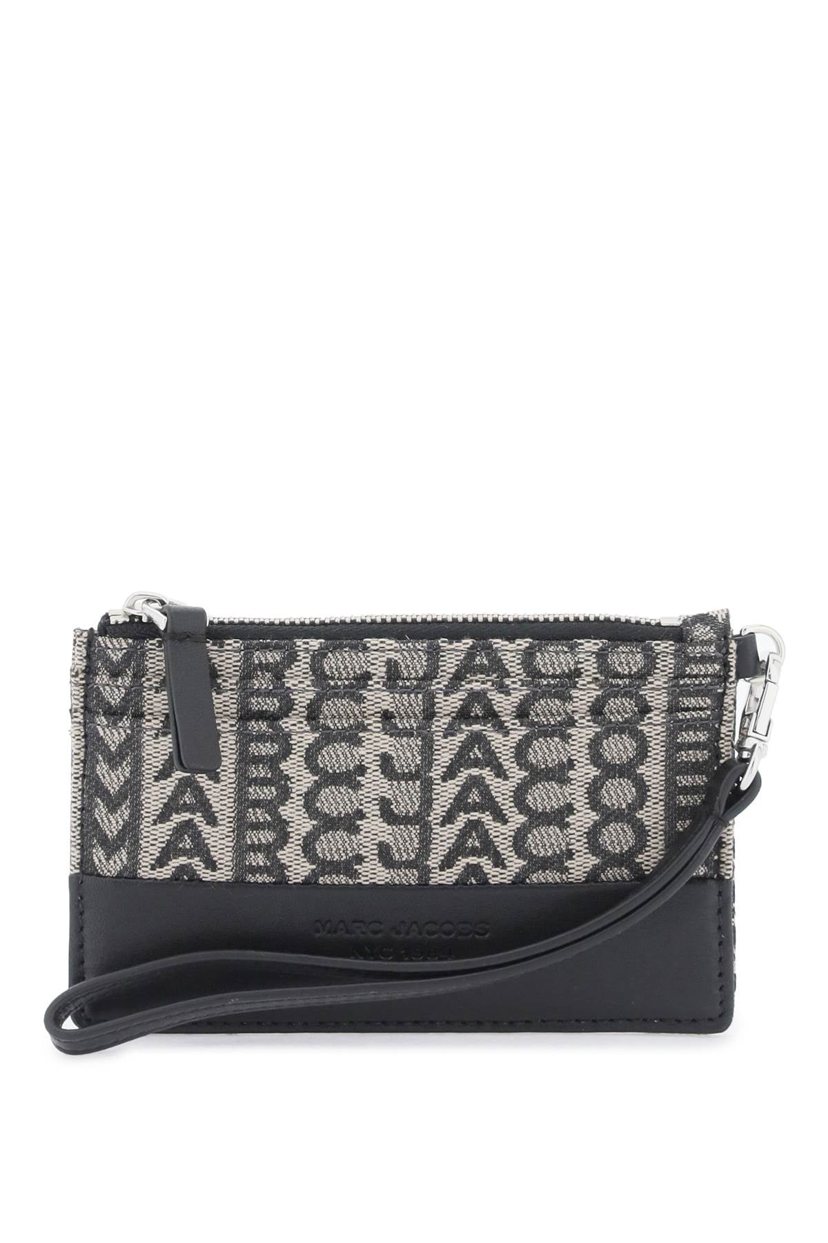 Marc Jacobs the monogram top zip wristlet wallet