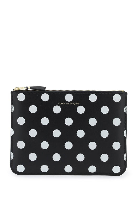 Comme Des Garcons Wallet polka dots pouch