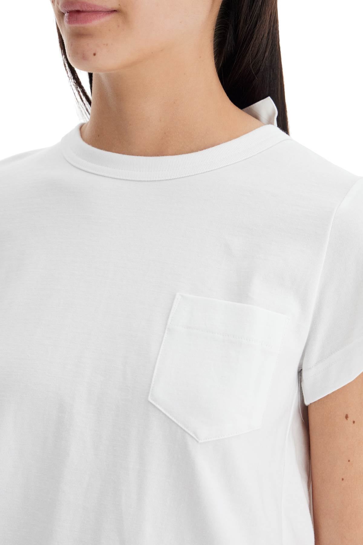 Sacai pleated back t-shirt