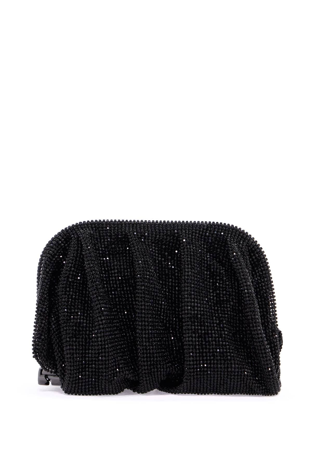 Benedetta Bruzziches compact bag venus la petite in black rhinestones